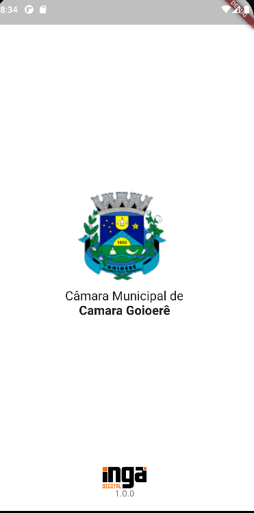 CM Goioere - tela inicial