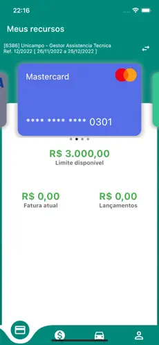 RDV Unicampo - detalhe do relatorio
